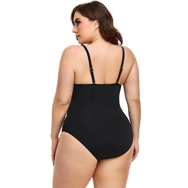 MAIÔ CASSANDRA Plus Size - Preto